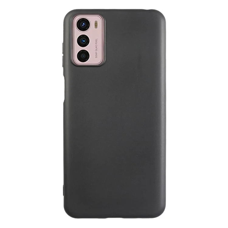 Para Motorola Moto G42 4G Soft TPU Matte Phone Case Anti-scratch Protective Phone Cover - Preto