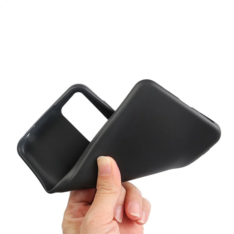 Para Motorola Moto G42 4G Soft TPU Matte Phone Case Anti-scratch Protective Phone Cover - Preto