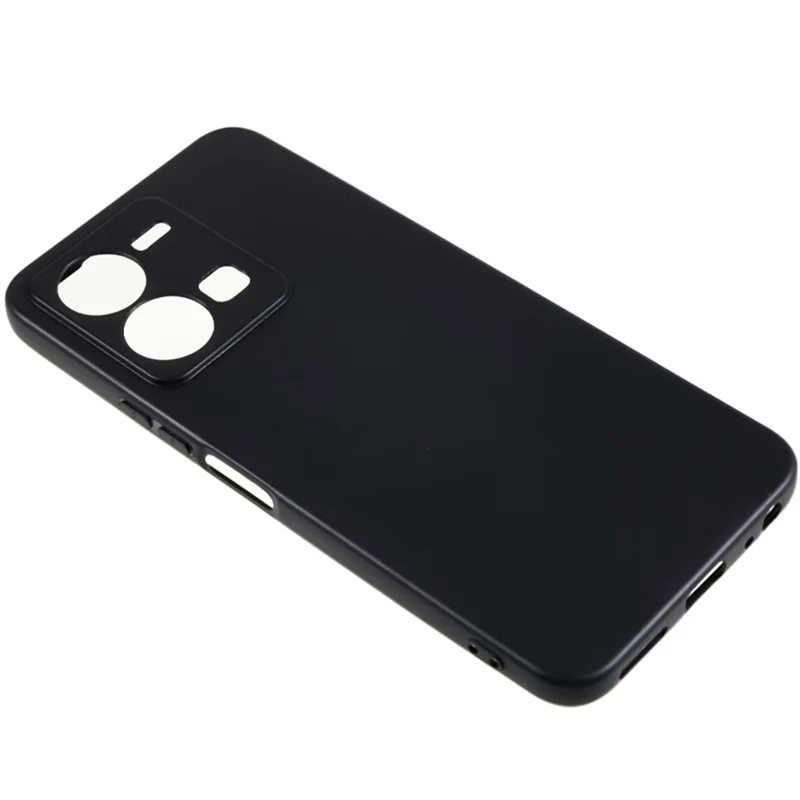 Per vivo Y35 4G Case Anti-scratch Flexible TPU Glossy Phone Cover - Nero