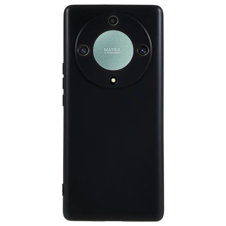 Чехол для телефона For Honor Magic5 Lite 5G Soft TPU, глянцевый чехол для задней панели - черный