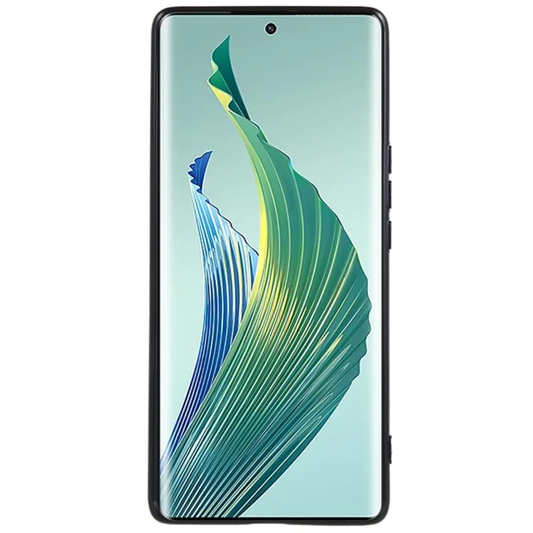 Чехол для телефона For Honor Magic5 Lite 5G Soft TPU, глянцевый чехол для задней панели - черный