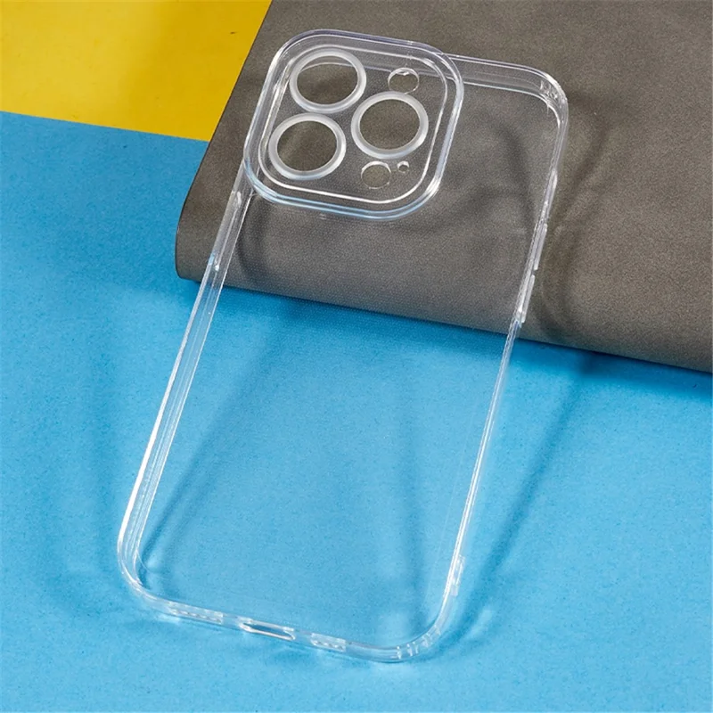 For iPhone 14 Pro Phone Case Clear Shock Absorption Thickened TPU Cover with Precise Cutout