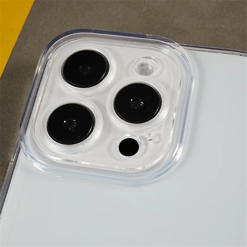 For iPhone 14 Pro Phone Case Clear Shock Absorption Thickened TPU Cover with Precise Cutout