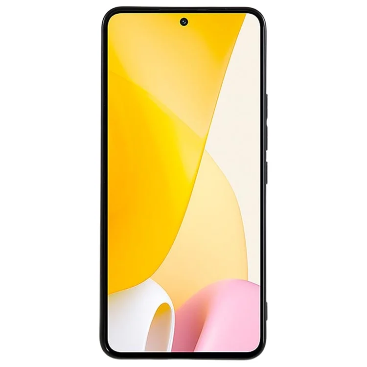 Para Xiaomi 12 Lite 5G Estuche Protector de Teléfono Anti-arañazos Brillante de TPU Cubierta Protectora de Teléfono Móvil - Negro