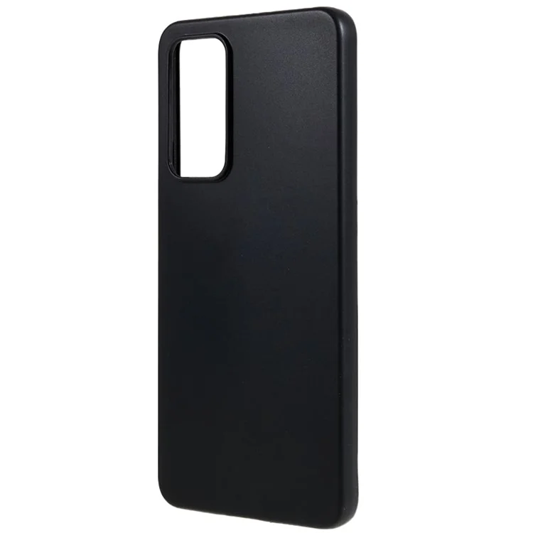 Para Xiaomi 12 Lite 5G Estuche Protector de Teléfono Anti-arañazos Brillante de TPU Cubierta Protectora de Teléfono Móvil - Negro