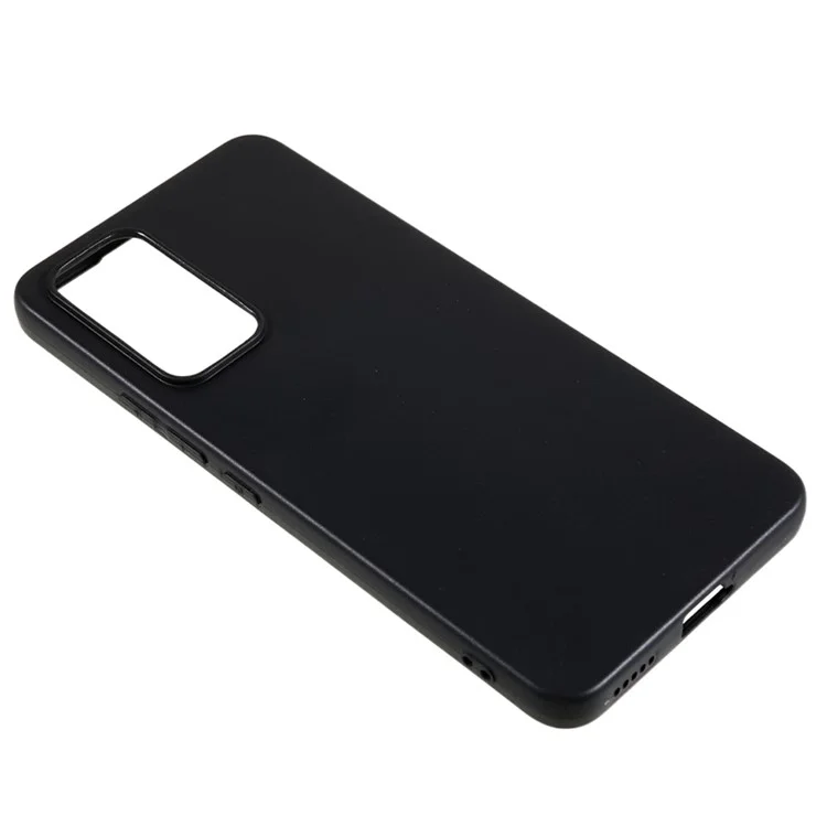 Para Xiaomi 12 Lite 5G Estuche Protector de Teléfono Anti-arañazos Brillante de TPU Cubierta Protectora de Teléfono Móvil - Negro