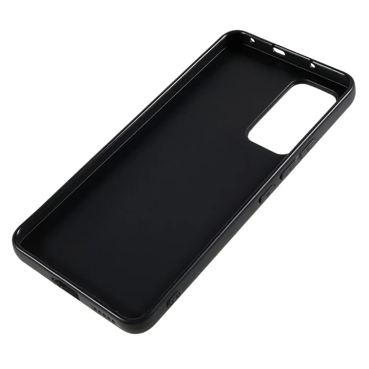 Para Xiaomi 12 Lite 5G Estuche Protector de Teléfono Anti-arañazos Brillante de TPU Cubierta Protectora de Teléfono Móvil - Negro