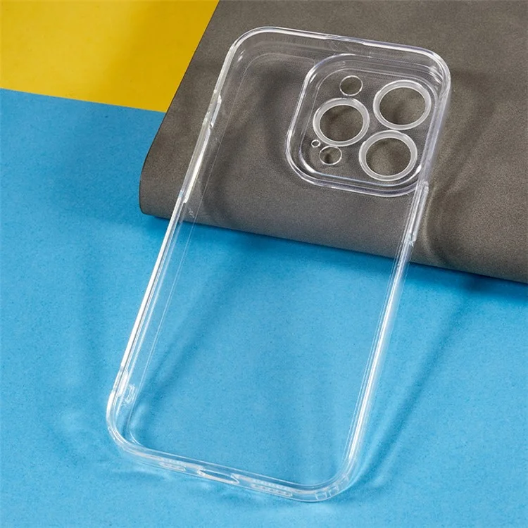 For iPhone 13 Pro Max 6.7 inch TPU Phone Cover Precise Cutout HD Clear Thickened Cell Phone Case