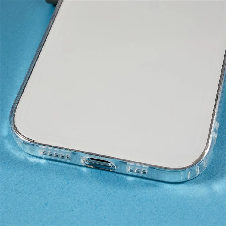 For iPhone 13 Pro Max 6.7 inch TPU Phone Cover Precise Cutout HD Clear Thickened Cell Phone Case