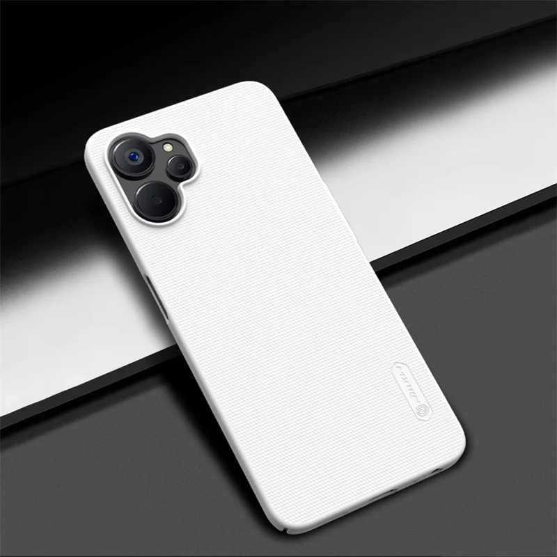 NILLKIN Frosted Shield for Realme 9i 5G / 10 5G / 10T 5G Matte Phone Case Shockproof PC Back Cover - White