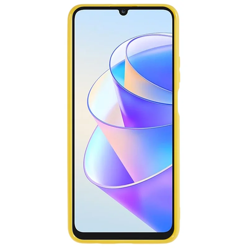 For Honor X7a 5G Thin Matte TPU Phone Case Soft Back Protective Cover - Yellow