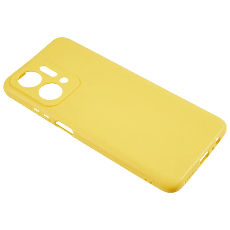 For Honor X7a 5G Thin Matte TPU Phone Case Soft Back Protective Cover - Yellow