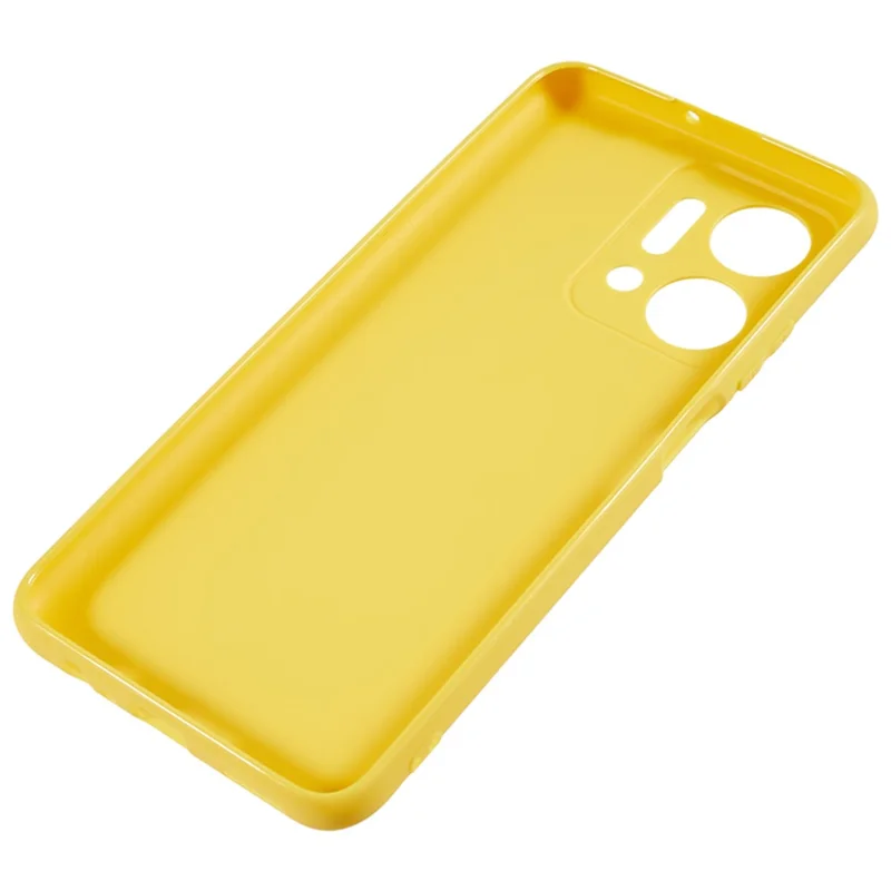 For Honor X7a 5G Thin Matte TPU Phone Case Soft Back Protective Cover - Yellow