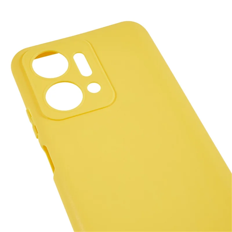 For Honor X7a 5G Thin Matte TPU Phone Case Soft Back Protective Cover - Yellow