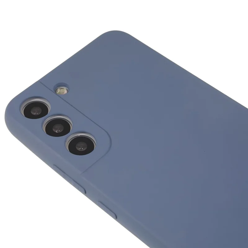 For Samsung Galaxy S21 FE 5G Rubberized TPU Phone Case Fiber Lining Anti-Scratch Cover - Lavender Grey