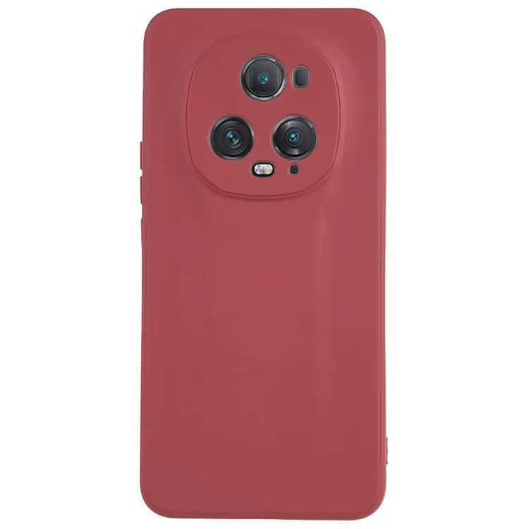 Для Honor Magic5 Ultimate 5G Fiber Lining TPU Phone Case Rubberized Phone Cover - Hawthorn Red