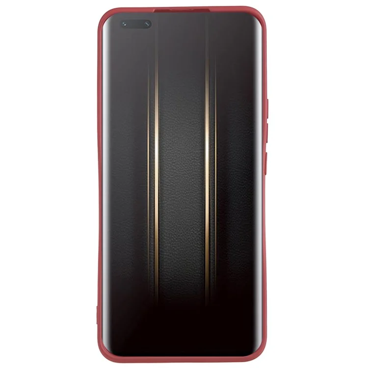 Для Honor Magic5 Ultimate 5G Fiber Lining TPU Phone Case Rubberized Phone Cover - Hawthorn Red