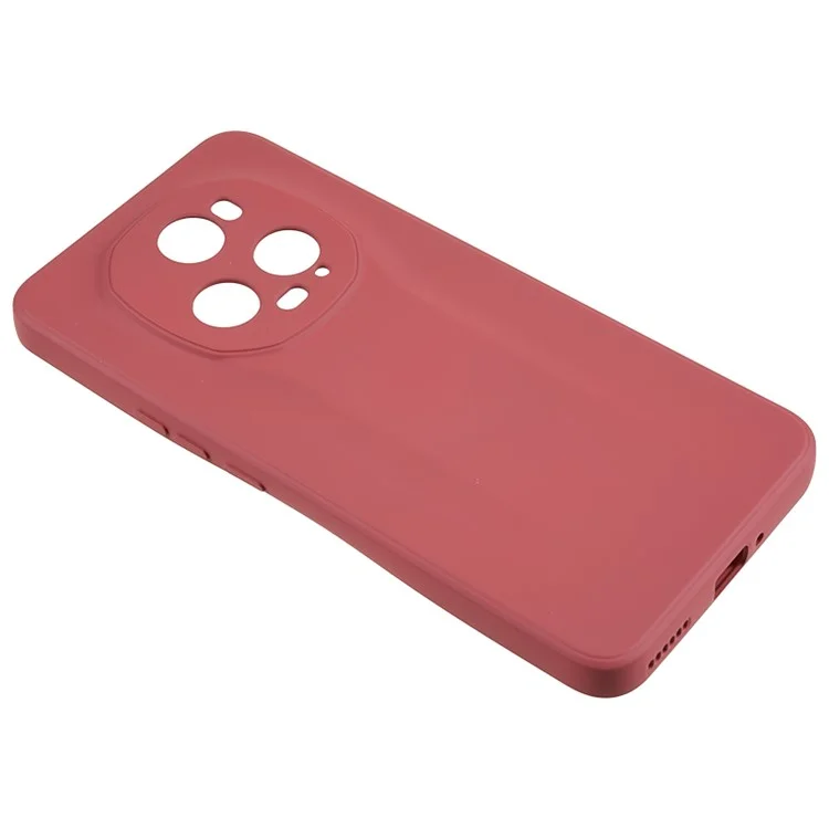 Для Honor Magic5 Ultimate 5G Fiber Lining TPU Phone Case Rubberized Phone Cover - Hawthorn Red