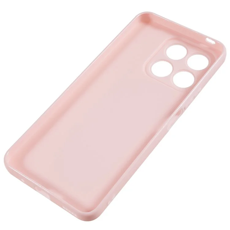 For Honor X8a 4G Anti-drop Handy-Schale Glänzende TPU Handy-Hülle Weiche Smartphone-Rückabdeckung - Pink