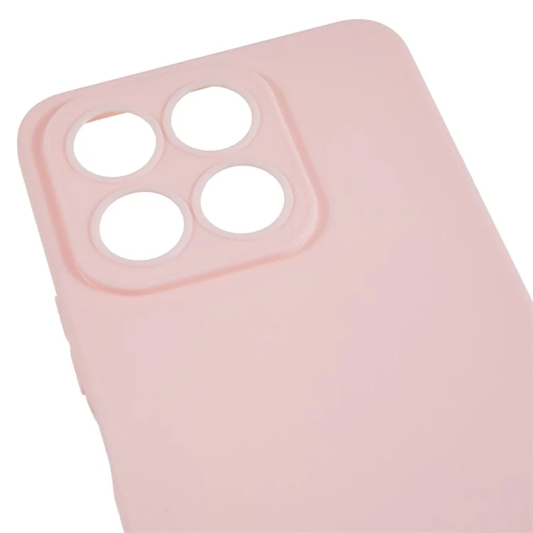 For Honor X8a 4G Anti-drop Handy-Schale Glänzende TPU Handy-Hülle Weiche Smartphone-Rückabdeckung - Pink