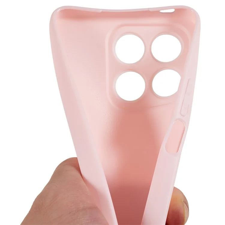 For Honor X8a 4G Anti-drop Handy-Schale Glänzende TPU Handy-Hülle Weiche Smartphone-Rückabdeckung - Pink