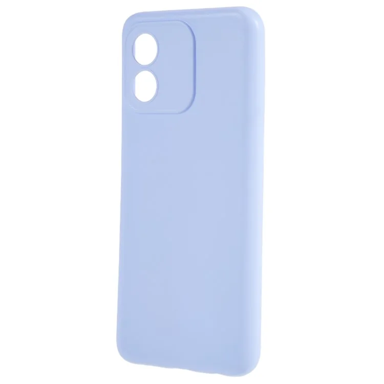 Чехол для телефона For Honor X5 4G Candy Color, матовый TPU, мягкий чехол для смартфона, задняя крышка - светло-фиолетовый