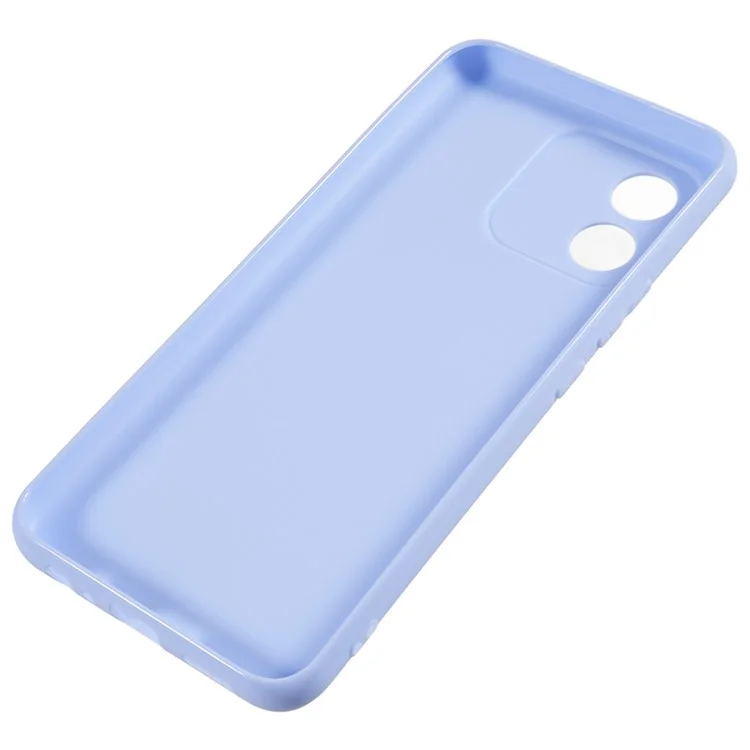 Чехол для телефона For Honor X5 4G Candy Color, матовый TPU, мягкий чехол для смартфона, задняя крышка - светло-фиолетовый