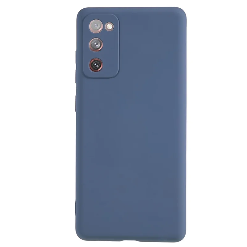 For Samsung Galaxy S20 Lite / S20 FE / S20 FE 5G / S20 FE 2022 Fiber Lining Rubberized TPU Cover Phone Case - Lavender Grey