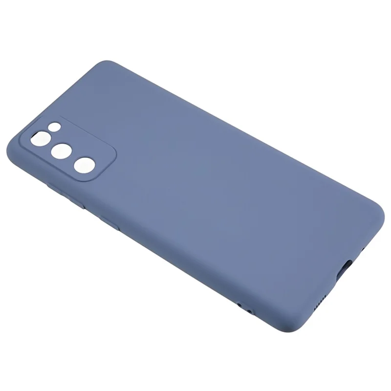 For Samsung Galaxy S20 Lite / S20 FE / S20 FE 5G / S20 FE 2022 Fiber Lining Rubberized TPU Cover Phone Case - Lavender Grey