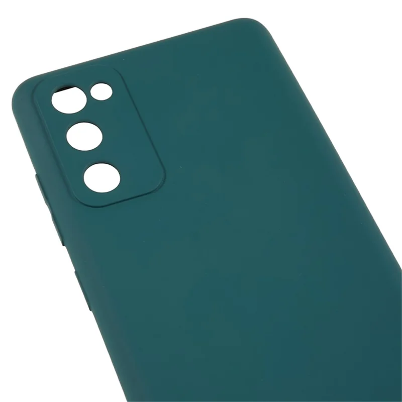 For Samsung Galaxy S20 Lite / S20 FE / S20 FE 5G / S20 FE 2022 Fiber Lining Rubberized TPU Cover Phone Case - Army Green