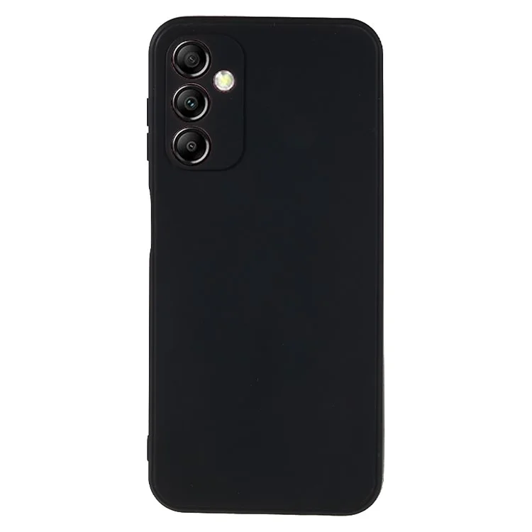 For Samsung Galaxy A13 5G Precise Cutout TPU Phone Case Straight Edge Anti-drop Phone Cover - Black