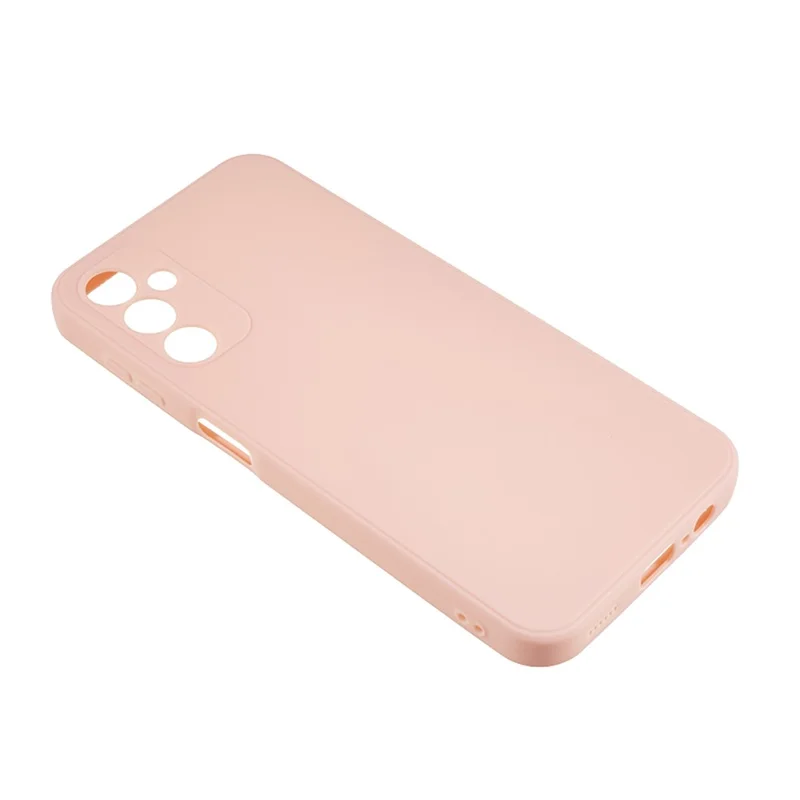 For Samsung Galaxy A13 5G Precise Cutout TPU Phone Case Straight Edge Anti-drop Phone Cover - Pink