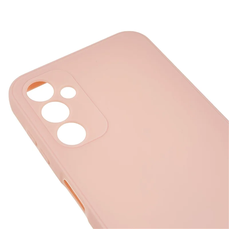 For Samsung Galaxy A13 5G Precise Cutout TPU Phone Case Straight Edge Anti-drop Phone Cover - Pink