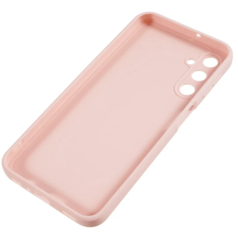 Coque arrière pour Samsung Galaxy A24 4G (162,1 x 77,6 x 8,3 mm) Coque de téléphone en TPU avec découpes précises Bord droit - Rose