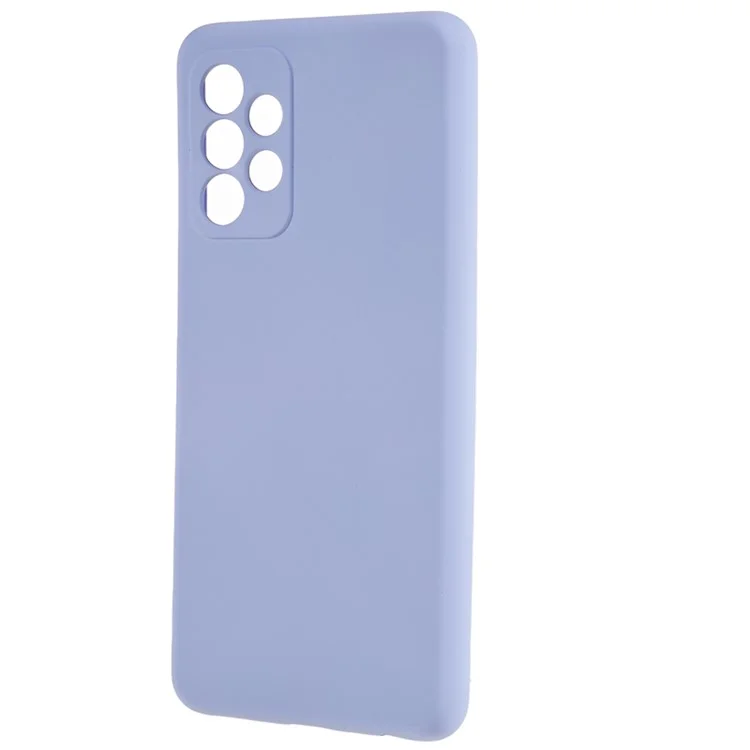 TPU-Hülle für Samsung Galaxy A23 5G (Globale Version) / A23 4G Fiberausfütterung Gummi-Handyhülle - Hellviolett