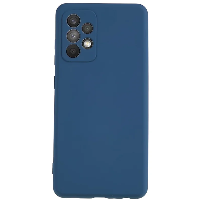 TPU Case for Samsung Galaxy A23 5G (Global Version) / A23 4G Fiber Lining Rubberized Phone Cover - Sapphire