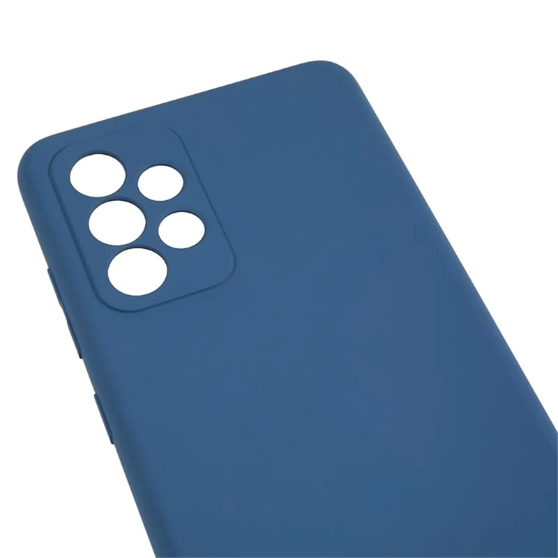 TPU Case for Samsung Galaxy A23 5G (Global Version) / A23 4G Fiber Lining Rubberized Phone Cover - Sapphire