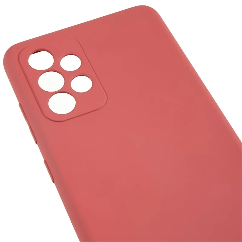 TPU Case for Samsung Galaxy A23 5G (Global Version) / A23 4G Fiber Lining Rubberized Phone Cover - Hawthorn Red