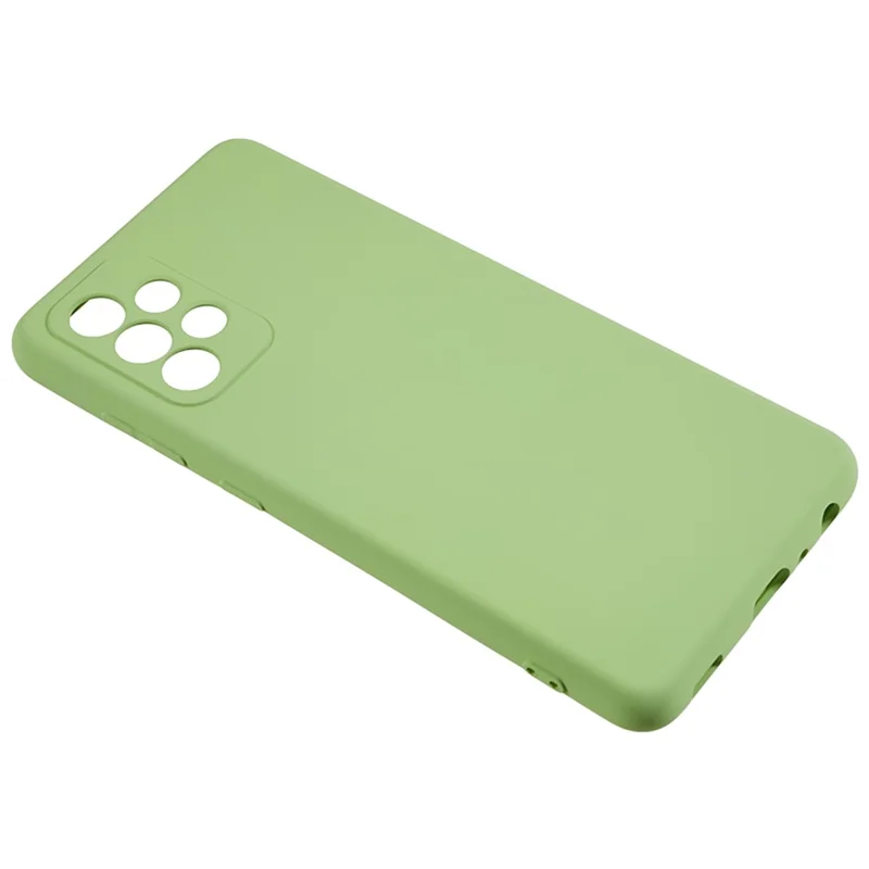 TPU Case for Samsung Galaxy A23 5G (Global Version) / A23 4G Fiber Lining Rubberized Phone Cover - Matcha Green