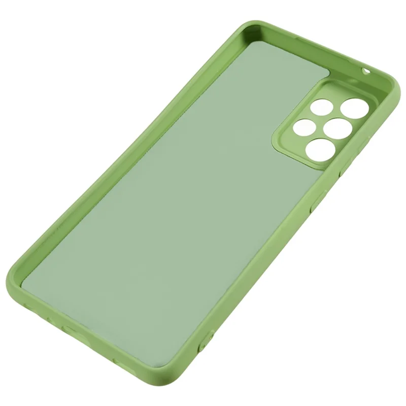 TPU Case for Samsung Galaxy A23 5G (Global Version) / A23 4G Fiber Lining Rubberized Phone Cover - Matcha Green