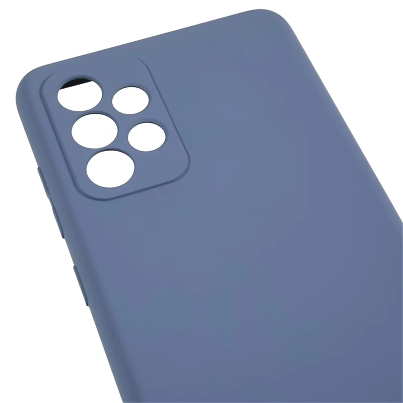 Für Samsung Galaxy A32 5G / M32 5G Gummiiertes Handyhülle Faser Futter Kratzsicher TPU Rückseite - Lavendelgrau