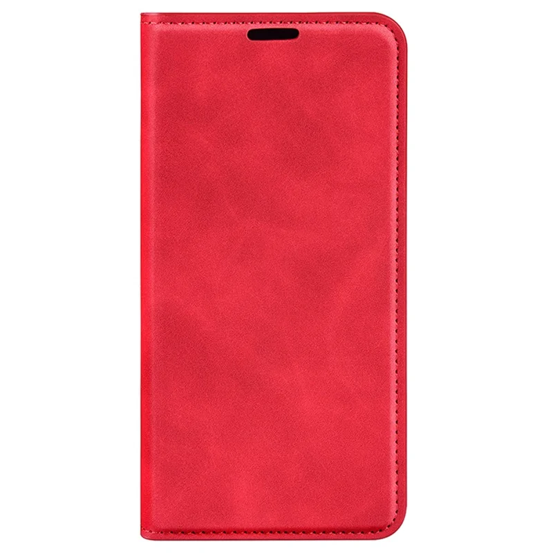 Voor Huawei P60 Pro Huid-aanraking Leer Telefoon Portemonnee Hoesje Folio Flip Stand Telefoonhoes - Rood