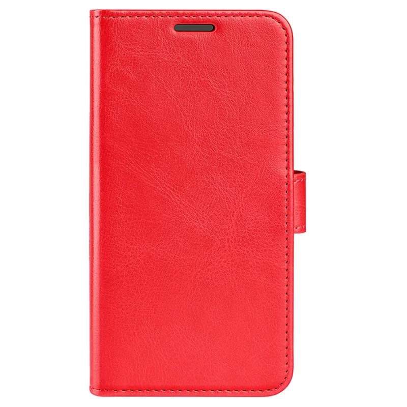 Für Huawei P60 Pro PU-Leder-Brieftasche Crazy Horse Texture Faltbares Ständer-Handytasche - Rot
