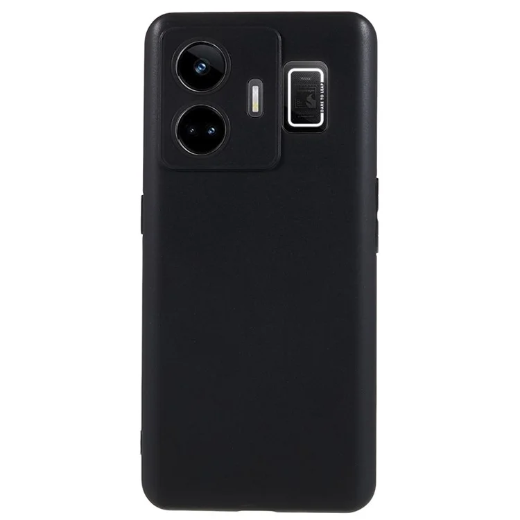 Für Realme GT Neo 5 5G / GT3 5G Glossy Finish TPU Case Anti-scratch Cell Phone Cover - Schwarz