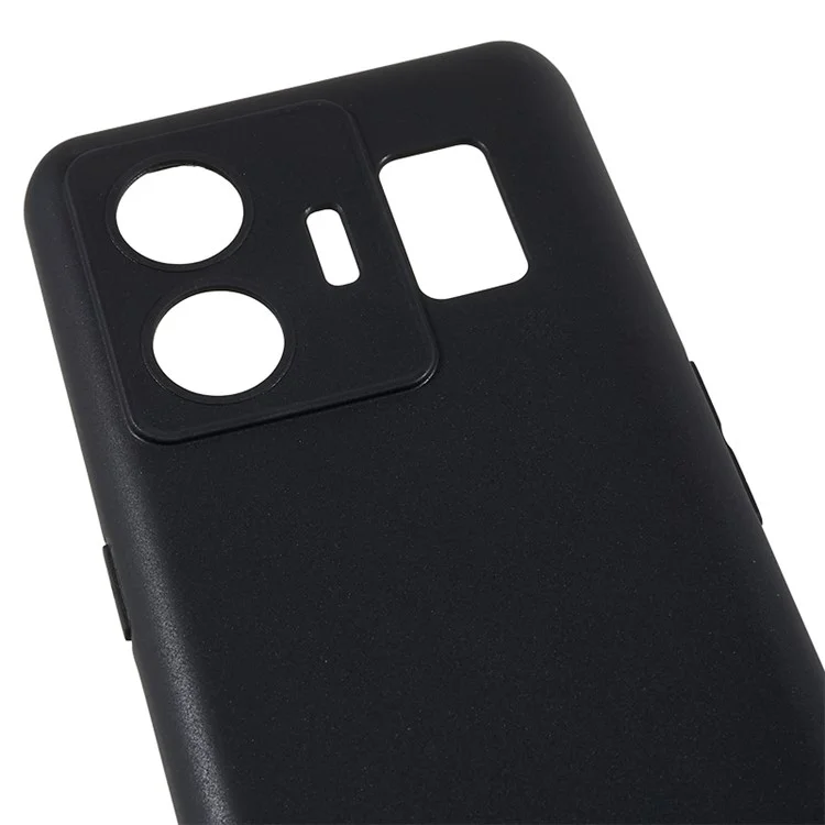 Für Realme GT Neo 5 5G / GT3 5G Glossy Finish TPU Case Anti-scratch Cell Phone Cover - Schwarz