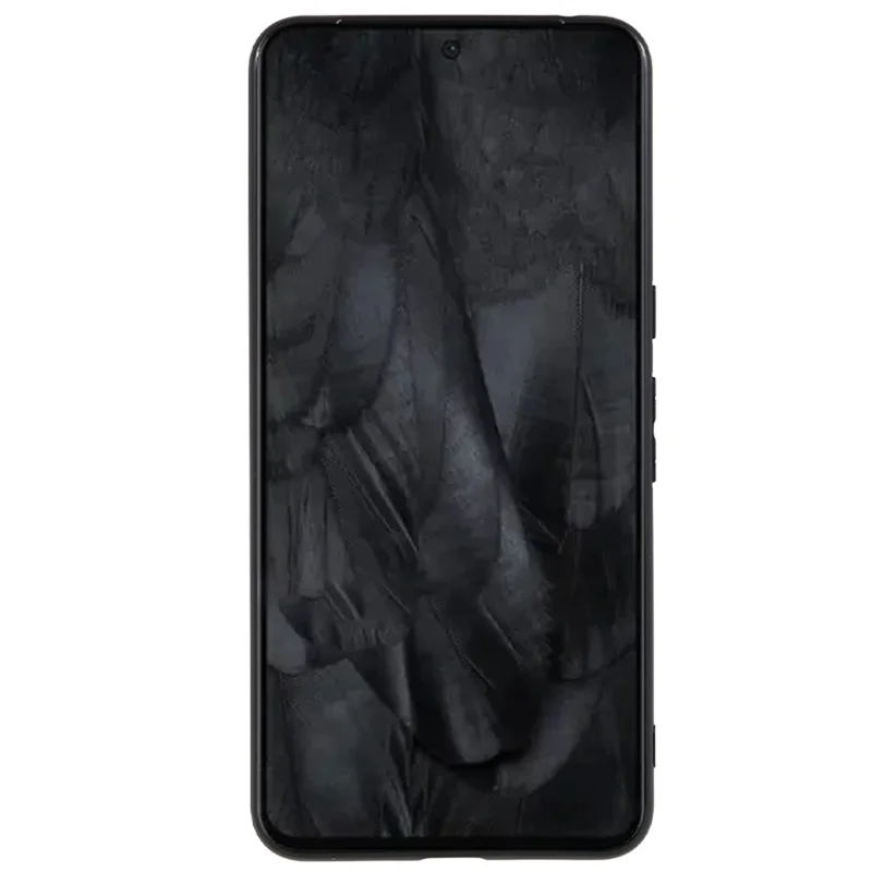 For Google Pixel 8 Pro Glossy Phone Case Drop-proof Flexible TPU Phone Cover - Black