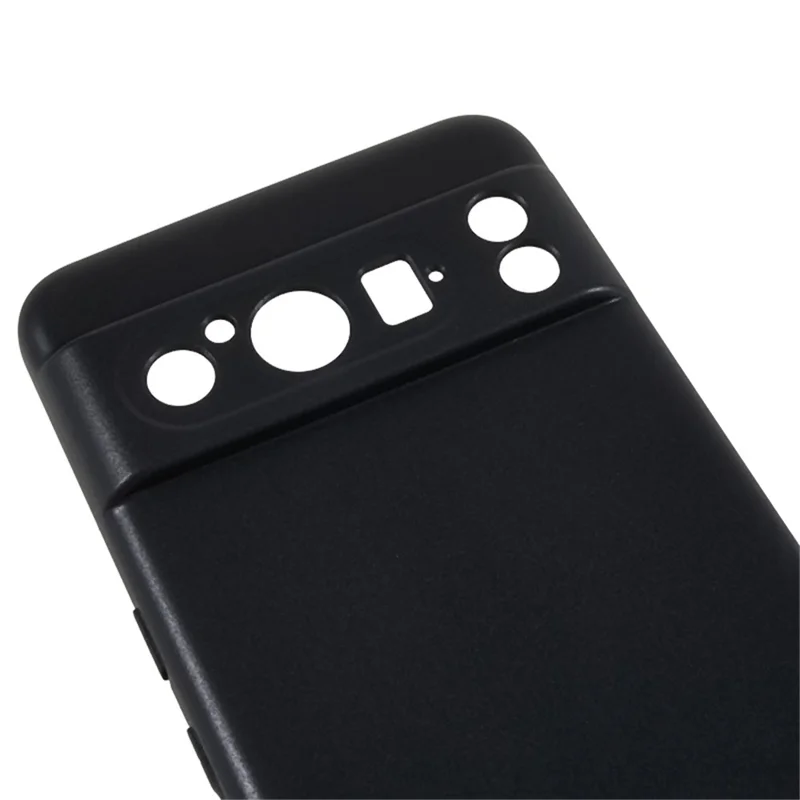 For Google Pixel 8 Pro Glossy Phone Case Drop-proof Flexible TPU Phone Cover - Black