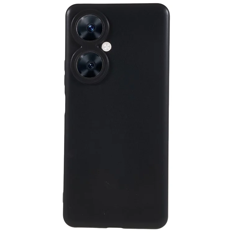 Für Huawei Maimang 20 Glänzende Handyhülle Kratzfest Flexibles TPU Rückcover - Schwarz