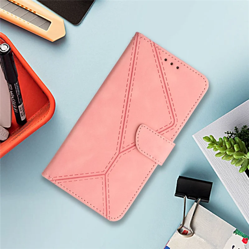 For Samsung Galaxy A23 4G / A23 5G (Global Version) / M23 5G / F23 5G / M13 4G Wallet Phone Case HT05 PU Leather Cover - Pink