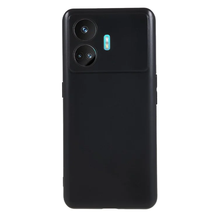 Pour Realme GT Neo5 SE 5G Glossy Soft TPU Phone Cover Anti-drop Back Case - Noir